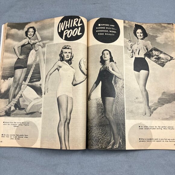 Vintag 1953 Movie Magazine Doris Day Zsa Zsa Charlton Heston Robert Mitchum Lili - Picture 5 of 5